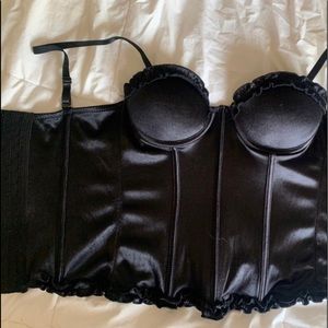 Black Vintage Bustier
